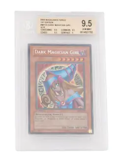 2003 MFC 000 Dark Magician Girl 1st Edition Yu-Gi-Oh! BGS 9.5 only 3 higher PSA - Image 2