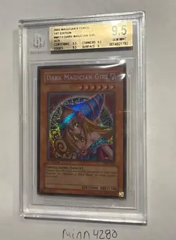 2003 MFC 000 Dark Magician Girl 1st Edition Yu-Gi-Oh! BGS 9.5 only 3 higher PSA - Image 5