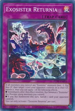 Yugioh - Exosister Returnia (Super Rare) (1st Edition) - POTE-EN076 P - Image 1