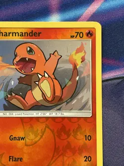 Charmander 7/68 Reverse Holo Hidden Fates Pokemon Card NM - Image 3