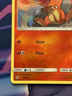 Charmander 7/68 Reverse Holo Hidden Fates Pokemon Card NM - Image 5