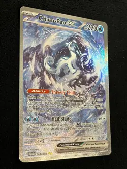 Special Illustration Rare CHIEN-PAO EX Pokemon Card Paldea Evolved #261 NM - Image 3