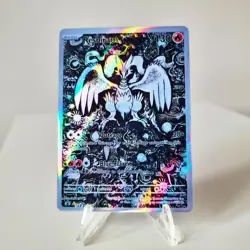 Reshiram Pokemon Custom Card TCG Holo Holographic Full Art 28/113 - Image 1