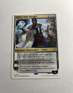 Teferi, Time Raveler (White Border) - Mystery Booster 2 MTG Plus Bonus Card!!! - Image 1