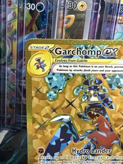 Pokemon Garchomp TCG EX Holo Card 260/182 Sv04: Paradox Rift - Image 2