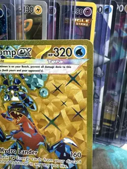 Pokemon Garchomp TCG EX Holo Card 260/182 Sv04: Paradox Rift - Image 3