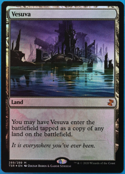 Vesuva FOIL Time Spiral Remastered MINT Land Mythic Rare CARD (503739) ABUGames - Image 1