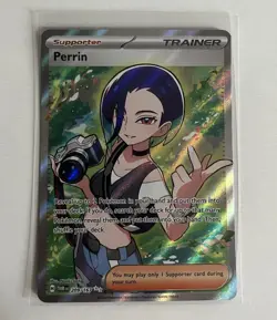 Perrin 209/167 Sv06: Twilight Masquerade Full Art Ultra Rare Pokemon Card NM - Image 2