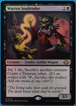 Warren Soultrader FOIL Modern Horizons 3 MINT Rare CARD (503734) ABUGames - Image 1
