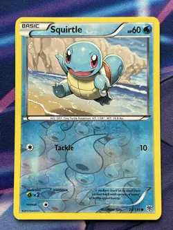 Squirtle 24/135 Reverse Holo Plasma Storm Pokemon Card NM - Image 1