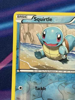 Squirtle 24/135 Reverse Holo Plasma Storm Pokemon Card NM - Image 2