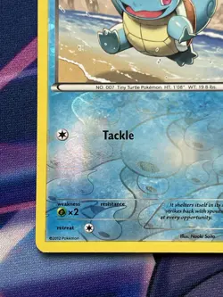 Squirtle 24/135 Reverse Holo Plasma Storm Pokemon Card NM - Image 5