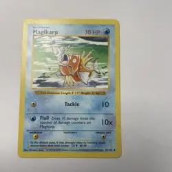 Magikarp 35/102 Shadowless Base Set Pokemon Card WOTC 1999 Light play - Image 1