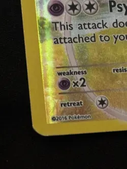 Pokemon TCG XY110 Black Star Promos Full Art Holo Card Mew XY - Image 5