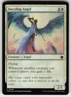 Dazzling Angel Foil C Foundations 9 MTG - Image 1