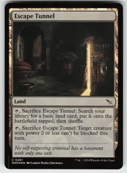Escape Tunnel Foil C Murders at Karlov Manor 261 MTG - Image 1