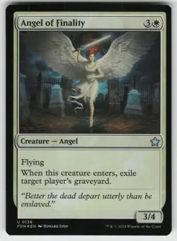 Angel of Finality Foil U Foundations 136 MTG - Image 1