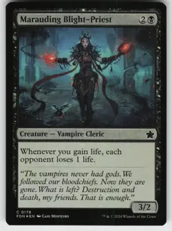 Marauding Blight-Priest Foil C Foundations 178 MTG - Image 1