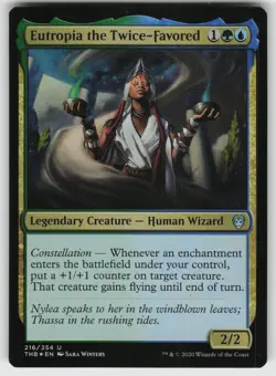Eutropia the Twice-Favored Foil U Theros Beyond Death 216 MTG - Image 1