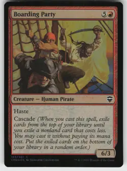 Boarding Party Foil C Commander Legends 163 MTG - Image 1