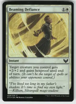 Beaming Defiance Foil C Strixhaven: School of Mages 9 MTG - Image 1