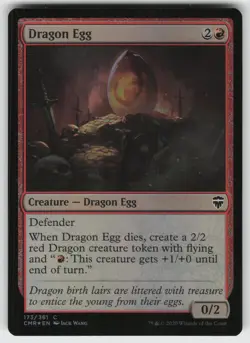 Dragon Egg Foil C Commander Legends 173 MTG - Image 1