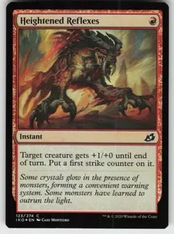 Heightened Reflexes Foil C Ikoria: Lair of Behemoths 123 MTG - Image 1