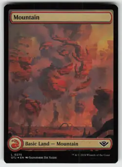 Mountain (0275) Foil L Outlaws of Thunder Junction 275 MTG - Image 1