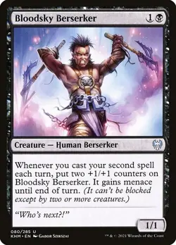 Bloodsky Berserker 4x FOIL KHM MTG Kaldheim Uncommon MINT black - Image 1