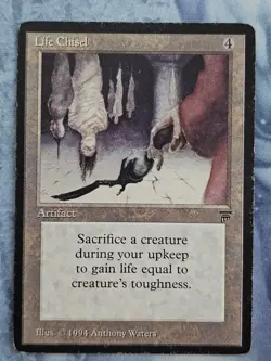 Life Chisel x 3 - Legends - Magic the Gathering - MTG - Moderate/ Heavy Play - Image 4
