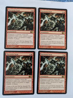 4 Warstorm Surge M12 MTG F=NM Free shipping with tracking - Image 1