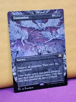 1x BORDERLESS ALT ART Damnation, NM, 2X2, Magic: the Gathering, MtG - Image 3