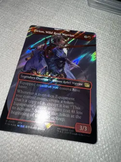 MTG Final Fantasy Firion, Wild Rose Warrior (Borderless) (Surge Foil) Rare M/NM - Image 3