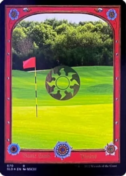 NM-Mint, English MTG Foil Plains // Battlefield Forge - Foil Secret Lair Drop Se - Image 1