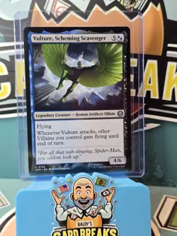 MTG, Vulture, Scheming Scavenger 158 NM Marvel's Spider-Man Regular - Image 1