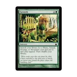 WOTC MtG Ravnica Farseek (C) (Foil) VG - Image 1