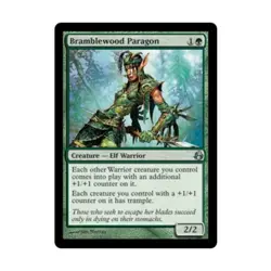 WOTC MtG Morningtide Bramblewood Paragon (U) (Foil) EX - Image 1