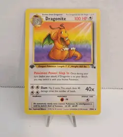 DRAGONITE 19/62 FOSSIL 1ST EDITION RARE NON HOLO - POKEMON TCG NM - Image 1