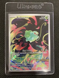 Bulbasaur 133/132 Illustration Rare Pokemon Mega Evolution Promo Sealed New! - Image 1