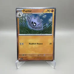 Pupitar 111/193 Cosmos Holo Uncommon - Paldea Evolved 2023 SV02: Pokemon TCG NM - Image 1