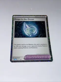 Pokemon ‘Drops in the Ocean’ Holo (CLB 021/034) - Image 1