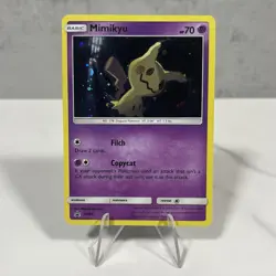 Pokemon TCG Mimikyu SM99 Sun & Moon Cosmos Holo Black Star Promo - Near Mint - Image 1