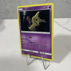 Pokemon TCG Mimikyu SM99 Sun & Moon Cosmos Holo Black Star Promo - Near Mint - Image 4