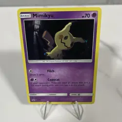 Pokemon TCG Mimikyu SM99 Sun & Moon Cosmos Holo Black Star Promo - Near Mint - Image 5
