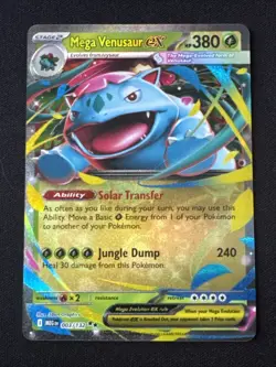 Mega Venusaur Ex 3/132 Mega Evolution MEG -Near Mint- Pokemon TCG - Image 1