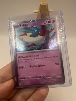 Pokemon TCG Latias SVP 139 Stellar Crown Black Star Promo Cosmic Rare Holo - Image 3