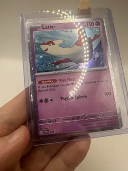 Pokemon TCG Latias SVP 139 Stellar Crown Black Star Promo Cosmic Rare Holo - Image 4