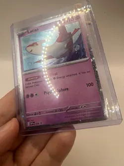 Pokemon TCG Latias SVP 139 Stellar Crown Black Star Promo Cosmic Rare Holo - Image 5