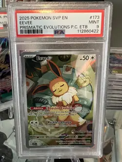 2023-25 Pokemon SV RARE Black Star Promos Eevee #173 PSA 9 - Image 1