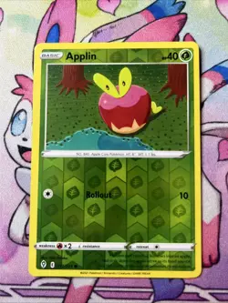 Pokemon Applin Basic 017/203 Evolving Skies common Reverse Holo - VLP - Image 1